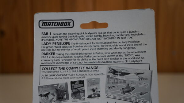 Matchbox Thunderbirds Lady penelope's rolls-royce FAB 1