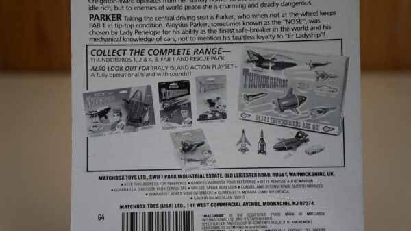 Matchbox Thunderbirds Lady penelope's rolls-royce FAB 1