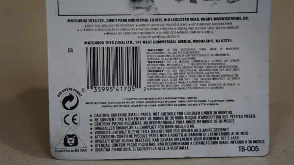 Matchbox Thunderbirds Lady penelope's rolls-royce FAB 1