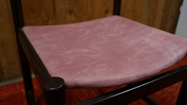 4 wengé design eetkamerstoelen – mid-century jaren 60