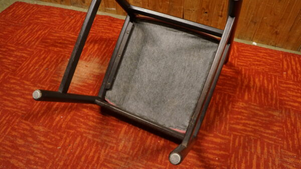 4 wengé design eetkamerstoelen – mid-century jaren 60